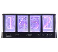 Horloge à tubes LED RVB avec ports de charge USB [infactory]