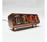 Horloge à Tubes Nixie IN-12, Horloge numérique Vintage, numérique créative, Effets Lumineux Multiples, Application et télécommande, for la décoration de Bureau ou de Chambre(5)