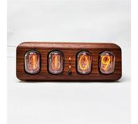 Horloge à Tubes Nixie IN-12, Horloge numérique Vintage, numérique créative, Effets Lumineux Multiples, Application et télécommande, for la décoration de Bureau ou de Chambre(2)