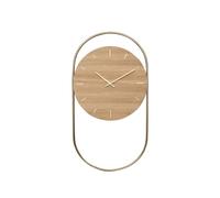 Andersen Furniture Horloge murale A-Wall 41x76 cm Oak-brass