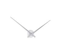 Karlsson Horloge murale KA450055 Little Big Time Aiguilles XL métal aluminium Gris argent D90 cm