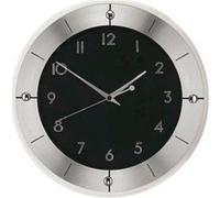 AMS 5849 Horloge Murale Moderne Radio-pilotée en métal