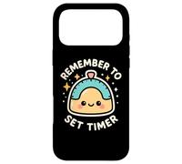 Horloge Amusante avec Inscription « Remember to Set Timer » Coque pour iPhone 17 Pro Max