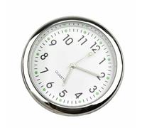 Horloge analogique à quartz pour tableau de bord de voiture - Blanc - 4 x 4 | Cette horloge analogique à quartz lumineuse offre un affichage clair à l'intérieur de votre véhicule, maison ou bureau.