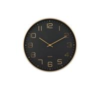 Horloge analogique Karlsson Elegance Glow Noir 4,2x40 cm
