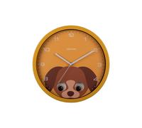 Horloge analogique Karlsson Peekaboo Cow Jaune 4,5x30,8 cm