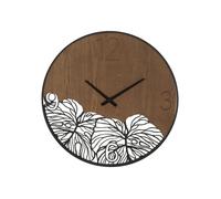 Horloge analogique murale en bois Mauro Ferretti