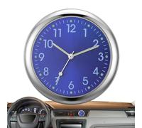 Horloge analogique pour tableau de bord de voiture, petite horloge analogique lumineuse, horloges de rechange à quartz, port d'échappement lumineux pour tableau de bord de voiture, horloge à coller