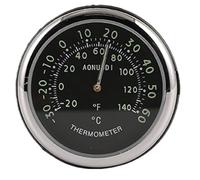 Horloge analogique pour voiture, mini hygromètre, avec tampon adhésif, horloge lumineuse pour grille d'aération pour voitures, camping-cars, SUV, camions, maison