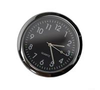Horloge Analogique Quartz Tableau pour bord pour voiture 4cm | Structure en métal pour robuste, résistance aux vibrations, montage grille d'aération, aspect premium