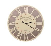 Horloge ancienne chef le normand métal