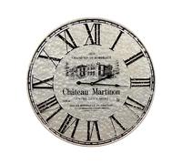 Horloge ancienne metal château martinon