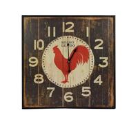 Horloge ancienne murale carre bistrot