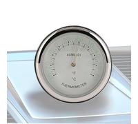 Horloge autocollante pour tableau de bord de voiture, capteur de température pour véhicules, grille d'aération lumineuse, pour voitures, camping-cars, SUV, camions, maison