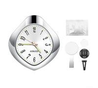 Horloge automobile aromatique avec affichage lumineux et mouvement à quartz, conçue pour un montage facile sur le tableau de bord ou la grille d'aération, fonction d'économie d'énergie (B)