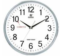 Horloge avec camera espion Full HD 1080P Wifi ronde beige multi