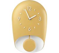 Horloge avec pendule jaune guzzini