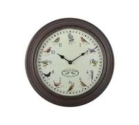 Horloge avec Sons d'Oiseaux Mural Salon Maison Intérieur