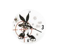 TROPICO Horloge blanche en verre Bugs Bunny 30 cm BLANC G