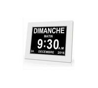 Horloge calendrier numérique One Piece 7 pouces avec date et heure, horloge Alzheimer pour parents