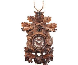 Horloge coucou à piles musical thème chasse tête de cerf 26 cm ou 40 cm Hauteur : 40 cm