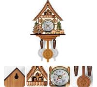 Horloge coucou ancienne en bois Horloge murale maison coucou Horloge coucou suspendue pendule cloche automatique Décoration de la maison