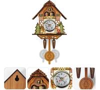 Horloge coucou ancienne en bois Horloge murale maison coucou Horloge coucou suspendue pendule cloche automatique Décoration de la maison