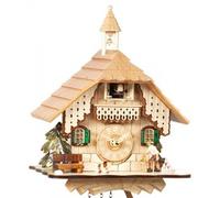 Horloge coucou chalet 1 jour couleur naturelle 29 cm