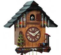Horloge coucou chalet 1 jour décorations peintes 20 cm Disponibilité : Expédié sous 2 semaines