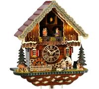 Horloge coucou chalet 12 mélodies Trenkle avec éclairage Disponibilité : Expédié sous 2 semaines