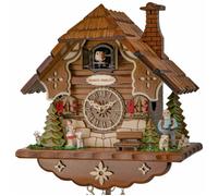 Horloge coucou chalet Heidi personnages et sapins version : Heidi musical - Berger