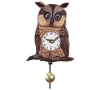 Horloge coucou chouette yeux mobiles pour enfant