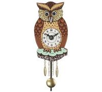 Horloge coucou hibou yeux mobiles pour enfant