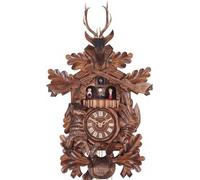Horloge coucou mécanique 1 jour musical écureuil perdrix 42 cm Disponibilité : Expédié sous 2 semaines décoration : Thème chasse : Écureuil / perdrix