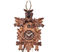 Horloge coucou mécanique 1 jour traditionnel tête de cerf Taille : 30 cm