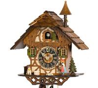 Horloge coucou mécanique chalet 1 jour chaumière 30 cm