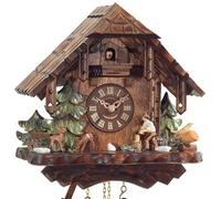 Horloge coucou mécanique chalet 1 jour scène forestière 30 cm Disponibilité : Expédié sous 2 semaines