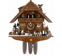 Horloge coucou mécanique musical chalet 8 jours réparateur toit 43 cm Disponibilité : Expédié sous 2 semaines