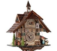 Horloge coucou mécanique traditionnel 8 jours chalet cloche 42 cm Disponibilité : Expédié sous 2 semaines