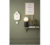 Horloge coucou moderne blanche Karlsson à volume réglable Bons plans : Nouveauté Couleur : Vert olive