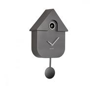 Horloge Coucou moderne H40cm - Present Time - Gris foncé -