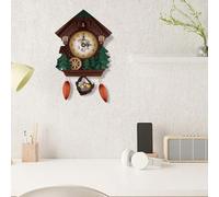 Horloge coucou murale fantaisiste avec sons d'oiseaux, rehaussant votre touche artistique pour la maison