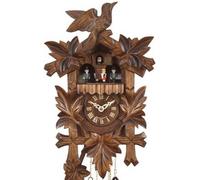 Horloge coucou traditionnel 1 jour musical thème oiseau et tyroliens 37 cm Disponibilité : Expédié sous 2 semaines option : Modèle mécanique 1 jour musical