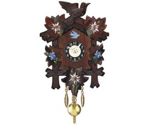 Horloge coucou traditionnel pour enfants oiseau bleu