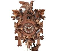 Horloge coucou traditionnelle feuilles fronton ciselé 40 cm Disponibilité : Expédié sous 2 semaines