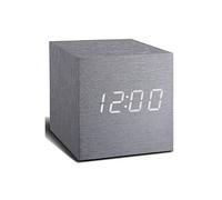 Horloge Gingko Cube click Aluminium G