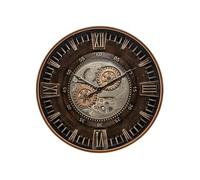 Atmosphera - Horloge mécanique Yoni métal Marron d59cm