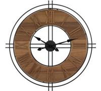 Horloge D65 métal et bois Dorian Atmosphera - Naturel Naturel