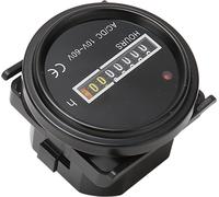 Horloge de bateau 2,4 pouces de diamètre Maximum 99999.99H haute précision Mécanique pour véhicule 10-60 V AC ou DC