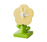 Horloge de bureau à mouvement silencieux tendance, ajout tendance à votre collection de décoration d'intérieur (jaune S)